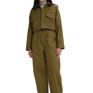 Levi's Olive Green Utility Jumpsuit